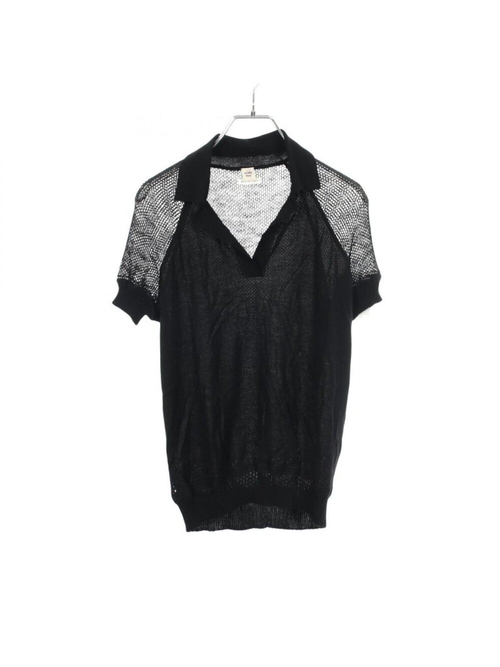 Hermes Polo Shirt Knit Mesh Cashmere